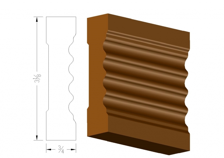 Fluted Casing